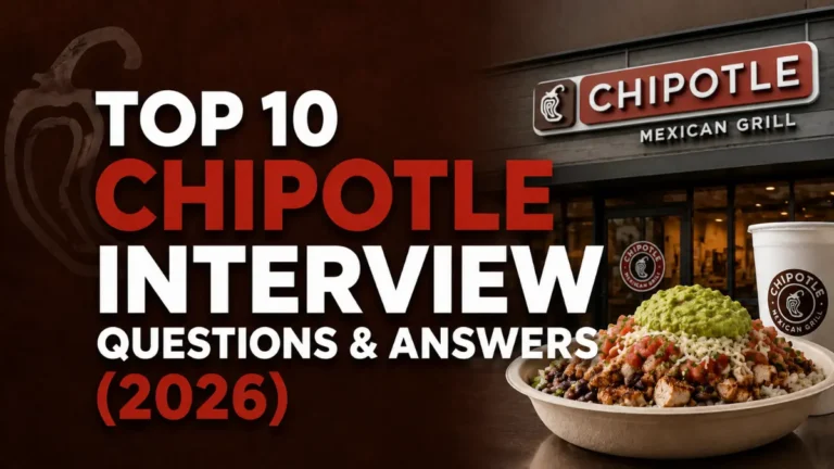 Top 10 Chipotle Interview Questions & Answers (2026)