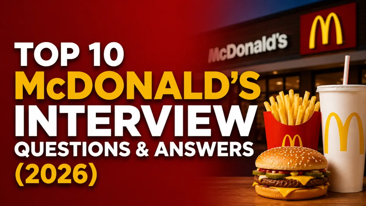 Top 10 McDonald's Interview Questions & Answers (2026)