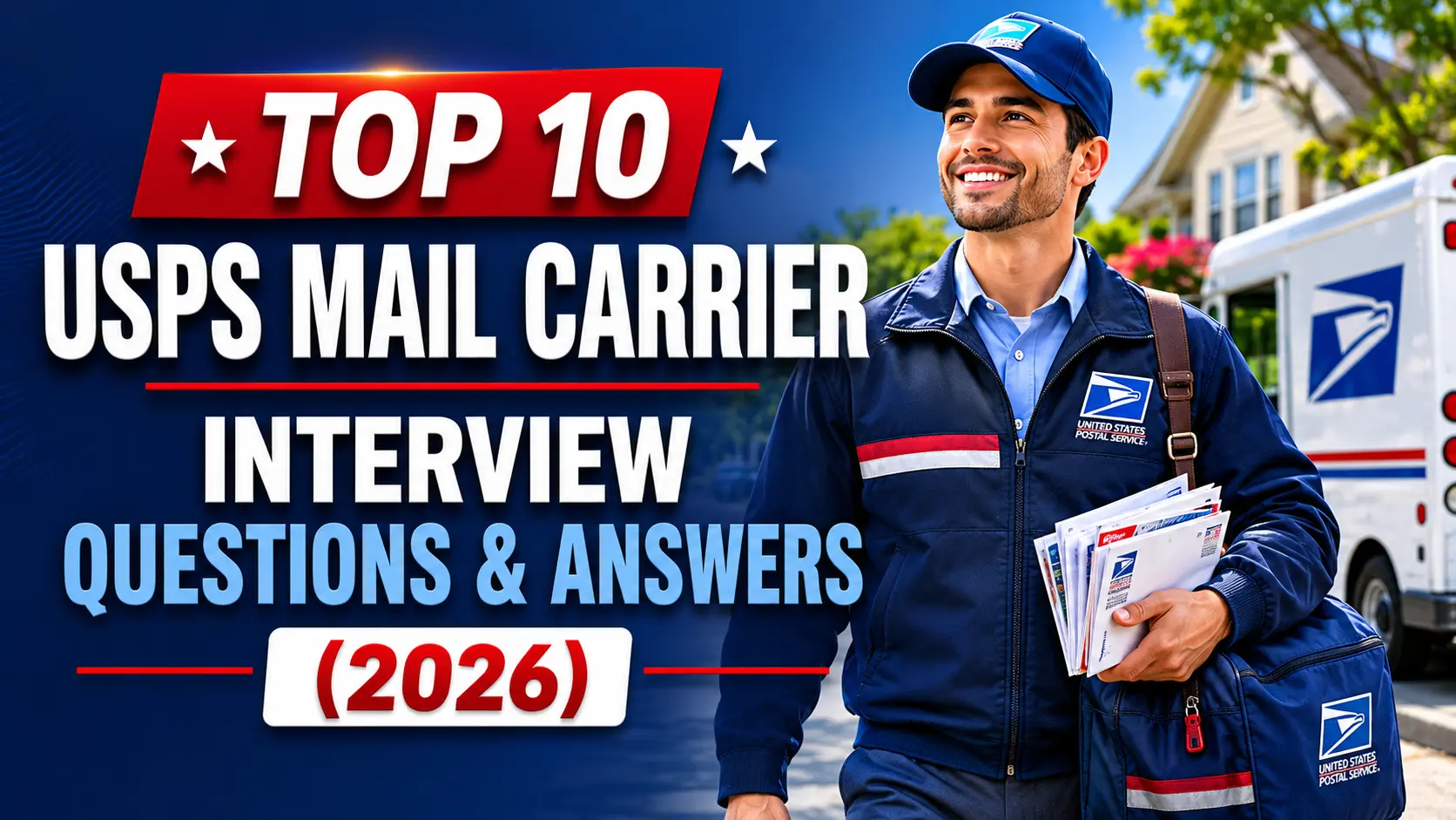 Top 10 USPS Mail Carrier Interview Questions & Answers (2026)